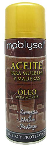 Moblysol Aceite para Muebles y Maderas. Aerosol 400 ml.