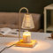 Candle Warmer Lamp - Dimmable Candle Lamp Warmer with Timer Electric Candle Warmer Light for Jar Candles, Scented Wax Melt Warmer with 2 Bulbs for Home Decor Gifts for Women Men (Clear)