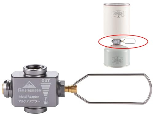 camping moon Gas Canister Refill Adapter Portable Lindal Valve Can Shifter Camping Outdoor Backpacking