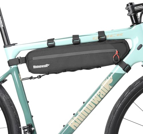 Rhinowalk Fahrrad Rahmentasche 2.1/2.7L Rohrtasche Oberrohrtaschen Triangeltasche Dreieck Fahrradtasche Lenkertasche Für Road Bike Gravel Bike Fahrradzubehör