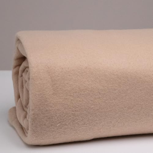 LARA MORADA - Plaid Matrimoniale, Morbidissimo Pile, Misura 210x230 cm, 200 gsm, Coperta Pelosa Extra Calda, Basic Beige