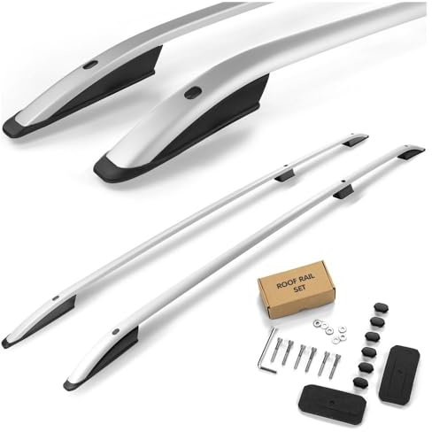 CHROMEMASTER | Barre da Tetto, Rail Tetto Compatibile con Toyota Proace City L2 LUNGO 2020+; Sono Utilizzate per il Montaggio di Portapacchi, Box da Tetto o Portabiciclette | Costruzione in Alluminio