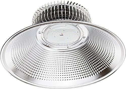 Jandei - 100W Lámpara Campana Led Industrial, 10.000 Lúmenes, Super Brillante, Luz Blanca Fría 6000K, Naves Industriales, Garaje, Fábrica, Taller, Tienda, Gimnasio, Granero