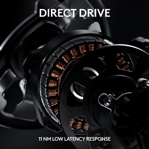 Logitech G PRO Racing Wheel, PC, Simulated Steering Wheel, Direct Drive 11 Nm Force