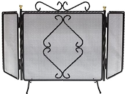 WOLFPACK LINEA PROFESIONAL - Pantalla Chimenea 94,5 x 49,5 (Alt) cm. Salvachispas, Protector Chimenea, Protector Rejilla Chimenea.
