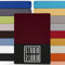 STUDIO Basic Spannbettlaken 90x200cm – Jersey-Spannbetttuch aus 100 % gekämmter Baumwolle – Bordeaux – Öko-Tex Zertifiziert, bügelfrei & elastisch – für Matratzen 15–25 cm