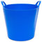 CABLEPELADO Capazo Uso alimentario de plástico, Cubo alimentario de plástico, Balde para Alimentos, 25 litros, Diametro Superior: 35 cm, Diametro Inferior: 26 cm, Altura: 30 cm, Color Azul