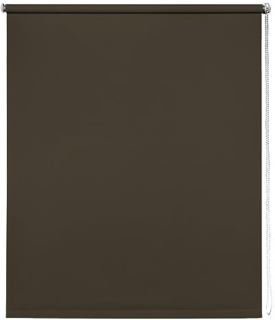 Chocolate Thermal Blackout Roller Blind - 140cm width x 165cm drop | Chocolate thermal blackout roller blind. 140cm width x 165cm drop. Suitable for recess or face fitting. Energy efficient.