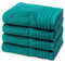 Vossen - Vienna Style Supersoft - 4 X Handtuch - Im Set - Baumwolle - extrem flauschig (50 X 100cm Lagoon)