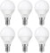 DiCUNO E14 LED Lampe 5W, Warmweiß 2700K, ersetzt 50W Glühbirne, LED Leuchtmittel in Tropfenform P45/G45, 550LM, 220° Abstrahlwinkel, 230V, CRI90, nicht dimmbar, 6er Pack