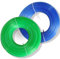 AIMIXUN 1,6 mm x 200 m Fil de Débroussailleuse en Nylon Rond Bobine Fil pour Coupe Bordure pour Débroussailleuse de Jardin de Parc Lot de 2(Bleu 100 m+ Vert 100 m)