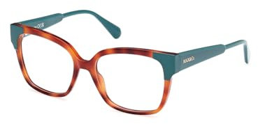 MAX&Co. Brillengestell (Model MO5116) für Damen, Rund, gefertigt aus Kunststoff (inklusive Brillentasche)