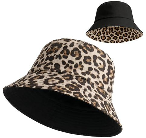 Zilaro Bucket Hat Women & Men, Solid Colors Sun Hat with UV Protection, Reversible Foldable Men's Women's Bucket Hats, Ladies Summer Funny Hats for Fishing Golf Hiking Festival
