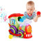 VATOS Toy Train for 1+ Year Old - Electric Toddler Train with Drop Balls & Musical Talking Sound & Sensory Light, Crawling Baby Car Toys 1st Birthday Gift for 18 Months and 1 2 3 Year Boys and Girls