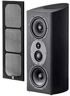 Monolith THX-365T - THX Ultra Certified Dolby Atmos Enabled Mini-Tower Speaker, two 6.5 woofers, Black