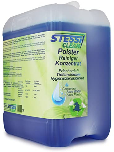 StessiClean Polster Reiniger Konzentrat 5 Liter - Frischer Duft, Tiefenwirksam, Hygienische Sauberkeit