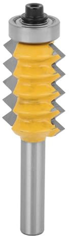 8 Shank Router Bit Line Type Wood Milling Cutter Carbide Joint Router Bit Multi Tooth Woodworking Tool (Multi-Tooth Mortise and Tenon Knife 8X30)