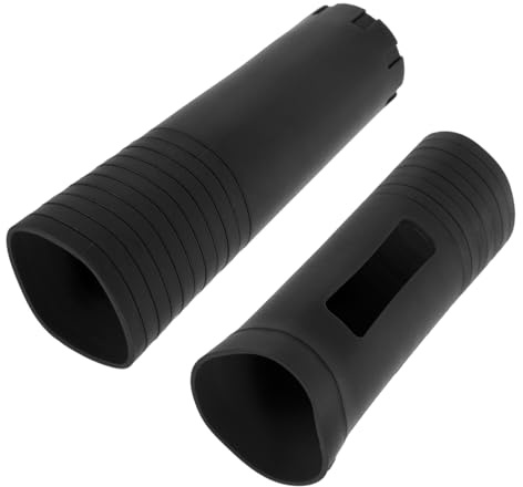 ifundom 2piezas Funda Trasera Antideslizante y Antivibración para Micrófono Funda De Silicona para Mango De Micrófono para Ktv y Uso Profesional Accesorio para Inalámbrico De Mano