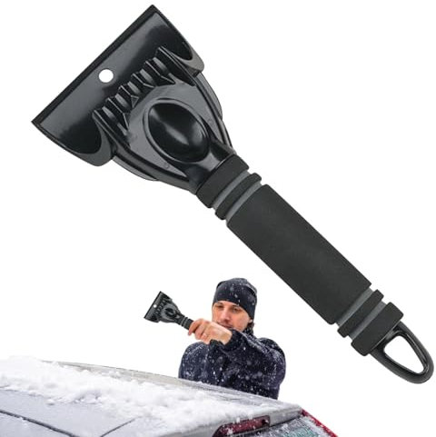 Raschiaghiaccio per parabrezza auto - Pala per rimozione neve antigraffio | Raschiaghiaccio multifunzionale Strumento per la rimozione della neve e del, Parabrezza 'auto, Raschietto