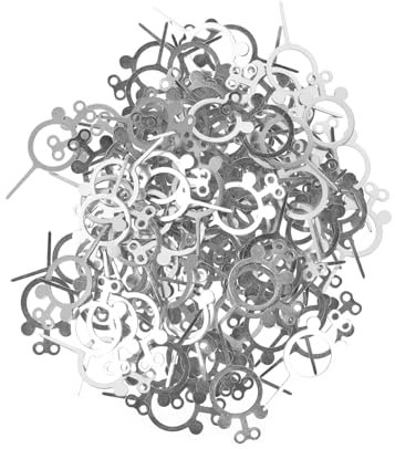 Housoutil 100 Piezas Lector de Tarjetas Bandeja sim quitando Agujas Patas alfiler USB a Tarjeta sim Tarjetas sim abridor de Agujas sim removedor de Chip de teléfono Acero Inoxidable Silver