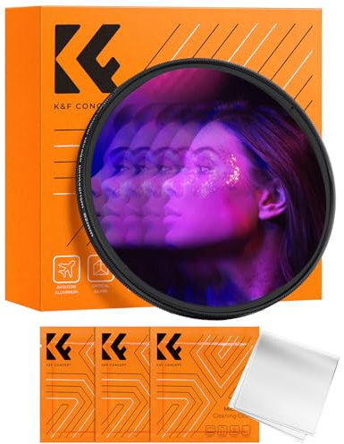 K&F CONCEPT 58mm Filtre Effet Spécial-Allonger Les Ombres Unilatérales pour Objectif Appareil Photo