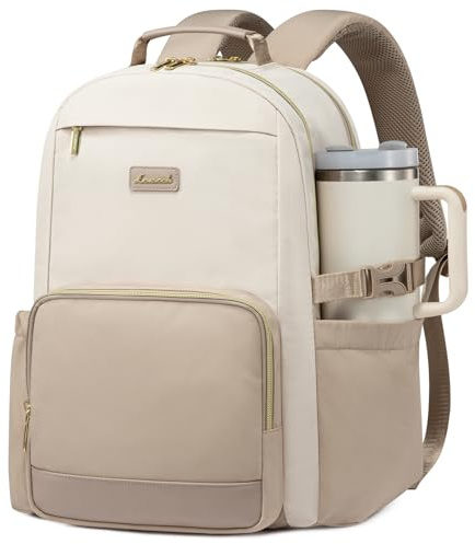 LOVEVOOK Laptop Backpack for Women with Pouch Pocket for Large Capacity Cup,15.6 Inch Backpack Womens Travel Backpack, Waterproof Laptop Computer Bag for Work Business Backpack College Teacher