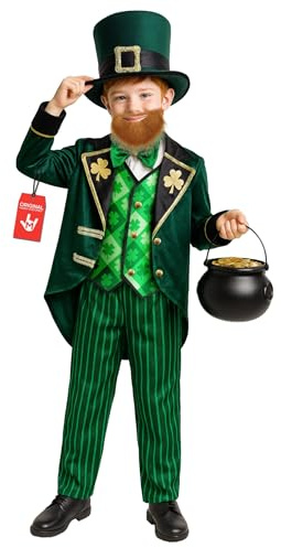 Morph Leprechaun Costume Kids Boy, Boys Leprechaun Costume, St Patricks Day Costumes Kids, St Patricks Outfit Boy 10-12 Years