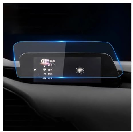 Protector de Pantalla para 3 Sistemas de navegación de Coche Axela CX30 CX 30 2019-2023, Protector de Pantalla de Vidrio Templado para el salpicadero (lámina de TPU para el salpicadero)