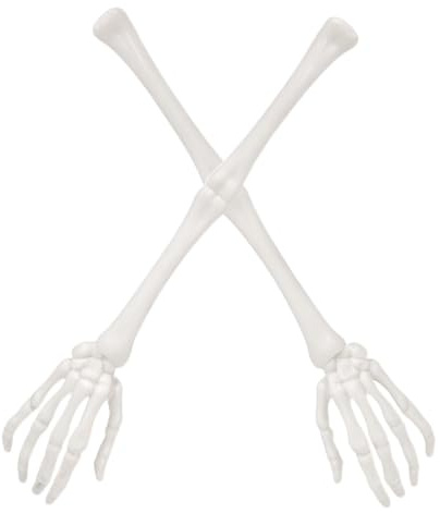 Skeleton salladstång - lätt, värmebeständig, halkfri | Salladstång för skelettarm för fester och mottagningar kök restaurang bar café buffé