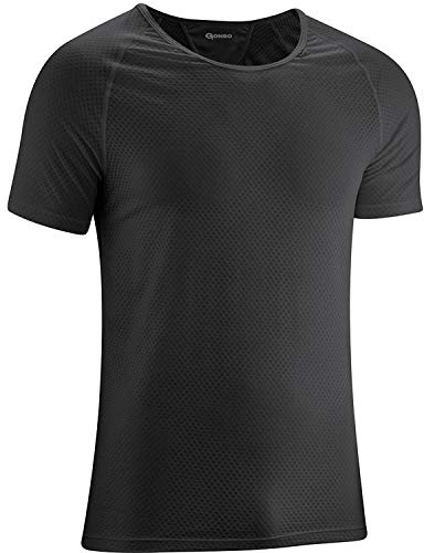 Gonso Herren Pete U-shirt Bike U Shirt Men, Schwarz, XXL EU