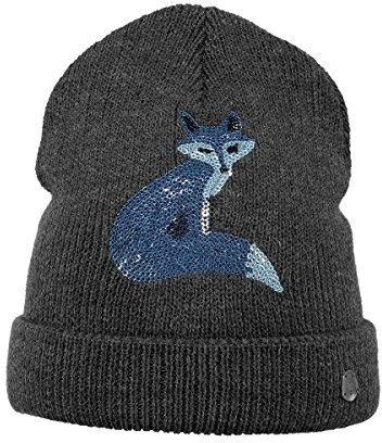 Barts Unisex Baby Hera Beanie-Mütze, Grau (Dark Heather), 53-55