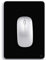 Audimi Small Mouse Mat 15x20 cm, Mini Mouse Pad for Wireless Mouse Travel Office Laptop Portable Jet Black