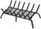 G GOOD GAIN Grille de cheminée avec retenue de braise, 61 cm en fonte robuste à l'intérieur, support de cheminée pour poêle à bois, barre de 1,27 cm pour extérieur, foyers, camping