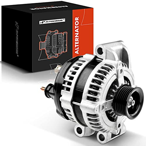 A-Premium Alternator Compatible with Dodge Charger 2006-2007, Magnum 2005-2007 & Chrysler 300 2005-2007, 2.7L 3.5L 5.7L 6.1L, 12V 160A CW 6-Groove Pulley, Replace# 04896805AC, 4210000262