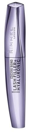 Rimmel Wonder'Bond Lash Filler + Hyaluronic, mascara, 002 brun, återfuktad och näring ögonfransar, synligt tätare och tjockare fransar, hyaluronsyra, fläckbeständig, smuler inte, 11 ml