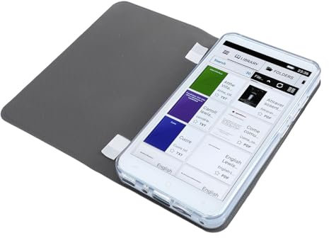 Lector de Libros Electrónicos, Lector de Libros Digitales Portátiles WiFi con Pantalla Táctil LCD de 5 Pulgadas, Caja Protectora, Diseño Liviano, para Viajes Escolares
