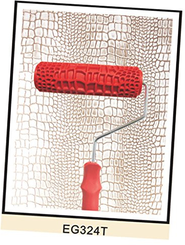 B Blesiya Strukturwalze Strukturrolle Musterwalze Farbrolle 7-Zoll Struktur Roller mit Bügel - Stil 11