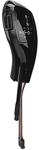 Aramox LED Schalthebel F30 Style für E90 E91 E92 E93 E84 E89 Automatikgetriebe | Pechschwarz | LHD Gangwahlhebel mit Beleuchtung
