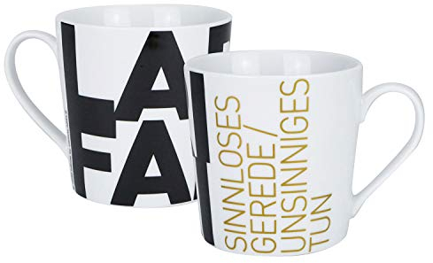 infinite by GEDA LABELS 16002 Porzellantasse, Porzellan, 350 milliliters, Weiß
