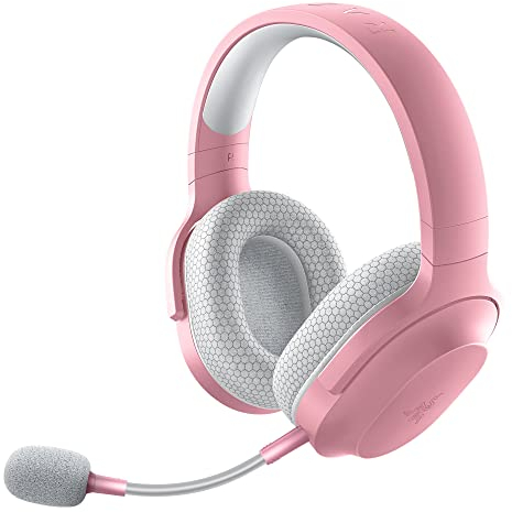 Razer Barracuda X - Kabelloses Multiplattform-Gaming- und Mobil-Headset (Kabellose USB-C-Multiplattform-Konnektivität, 250 g Ergonomisches Design, 40-mm-Treiber, 20 Stunden Akkulaufzeit) Quartz Pink