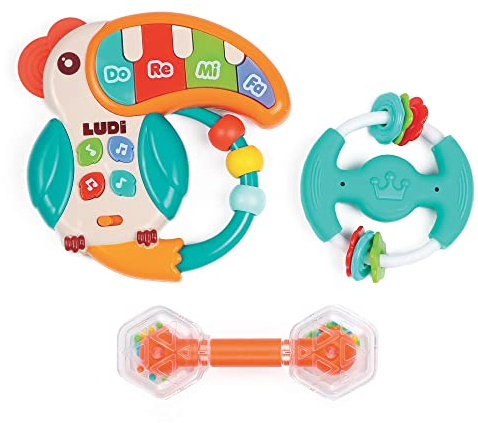 LUDI - Coffret Musical - Jeu d'éveil pour bébé - Dès 10 mois