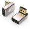VMOJO 2er-Pack DisplayPort Adapter, Legierungsgehäuse 8K UHD HDR Displayport (DP) 1,4 90 Grad nach Oben abgewinkelter Stecker auf Buchse Extender-Verlängerungsstecker-Konverter 8K@60Hz/4K@144Hz