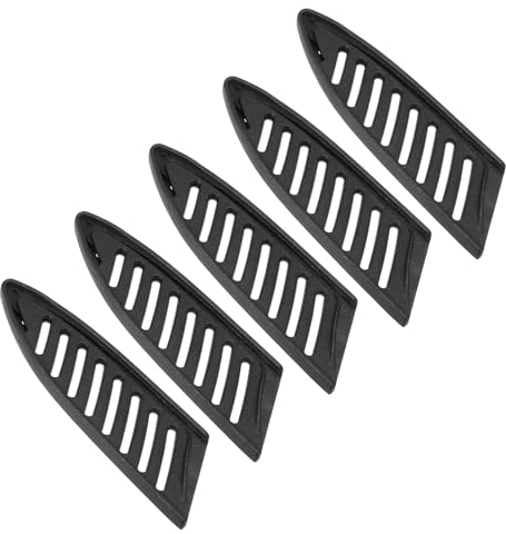 PATIKIL PP Safety Knife Cover Sleeves for 3.5 Paring Knife, 5 Pack Knives Edge Guard Blade Protector Universal Knife Sheath for Kitchen Chef Knife, Black