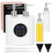 Massage Oil Warmer for SPA, Body Oils Heater with 4 Bottles Dispenser, Professional Electric Lotion Digital Heater for Salon Home, Adjustable Constant Temperature