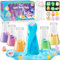 Burbuja de baño poción mágica ideas científicas divertidas para niños DIY juguetes regalos para niños niñas 4 5 6 7 8 años (juguetes fluorescentes)