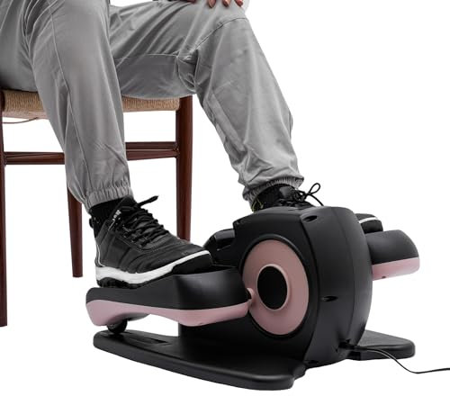 Mini Bike motionscykel tyst motor pedaltränare bentränare hemtränare fottränare 5 hastigheter LCD-display för hem eller kontor