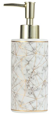 Elegante 300 Marmo In Ceramica Dispenser di Sapone Bottiglia Vuota Bottiglia Moderna Bagno Decori Per Disinfettante Per Le Mani & Shampoo