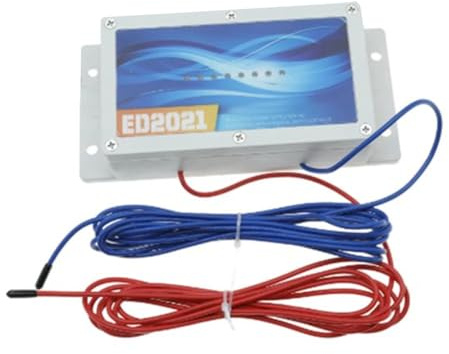 Bortivier Electrónico Descalcificador de Agua Reduce la Cal, el Óxido y los Minerales Sin Productos Químicos Fácil Instalación Enchufe UE