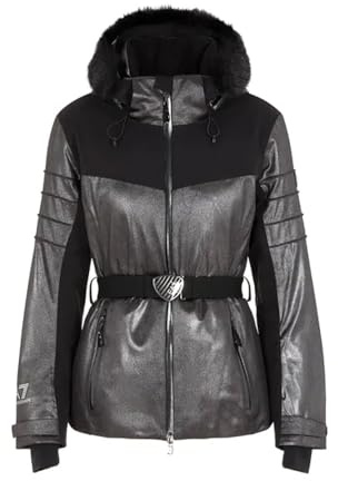 Emporio Armani EA7 Stratum 7 giacca da sci donna grey glitter S
