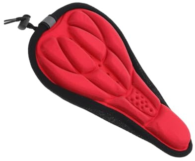Ruayia Housse de selle de vélo, protection de selle rembourrée confortable, fine et résistante à la poussière, convient pour la plupart des vélos tels que les vélos de route, VTT et vélos de trekking